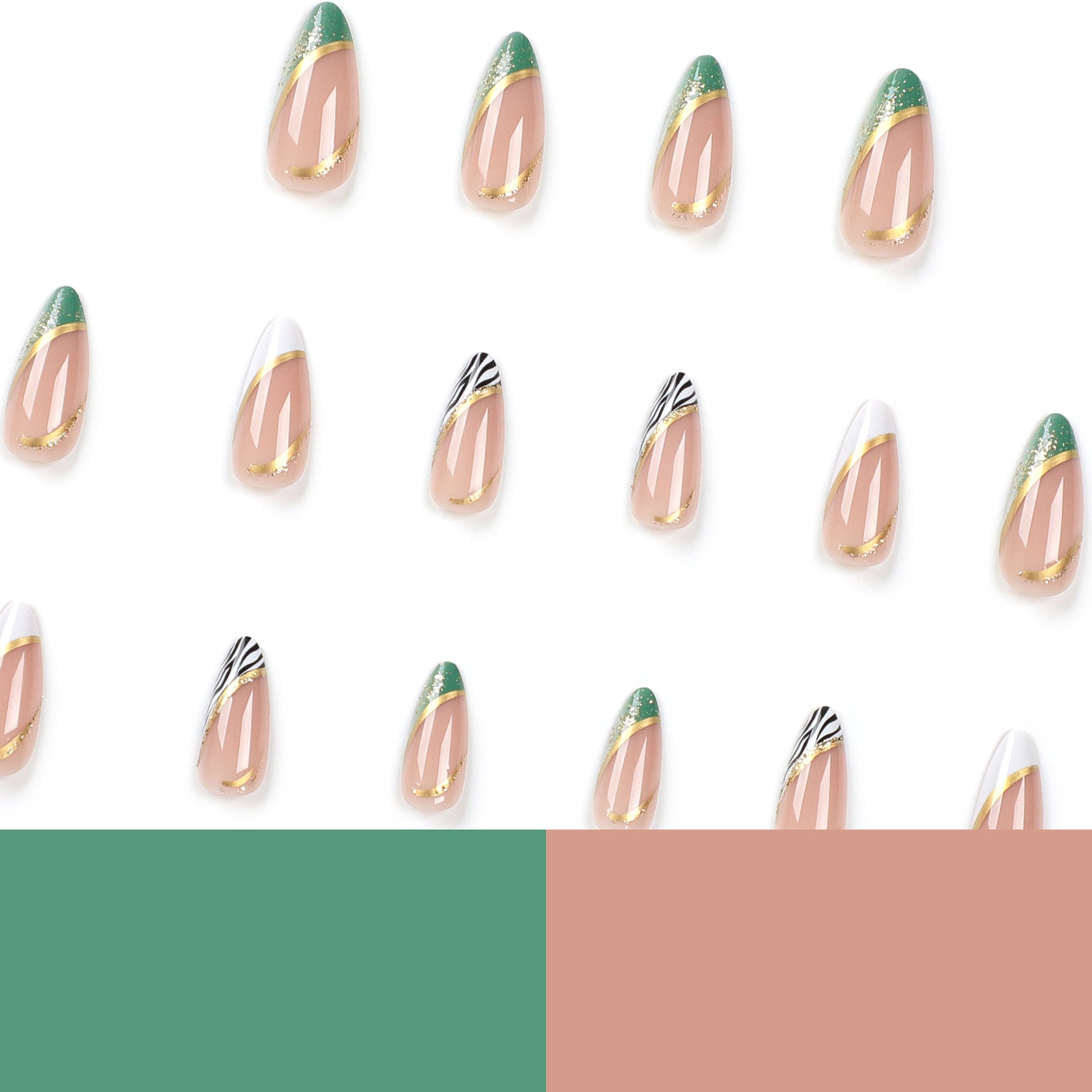 Wholesale Plastic Line Short Nail Art Pieces